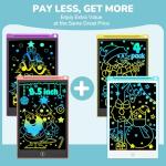 2 Pack LCD Writing Tablet, 8.5 Inch Doodle Board