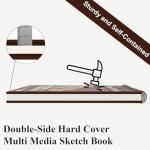 Mixed Media Sketch Pad, 9x12, 60 Sheets, Heavyweight Spiral Sketchbook