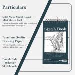 5.5" x 8.5" Top Spiral Sketchbook Set, 2 Packs