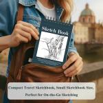 5.5" x 8.5" Top Spiral Sketchbook Set, 2 Packs