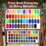 48 Color Portable Watercolor Set for Artists