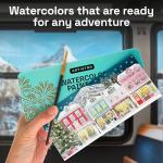 48 Color Portable Watercolor Set for Artists