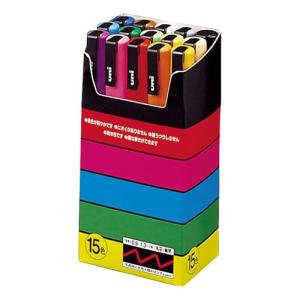 15 Posca Paint Markers with Reversible Tips