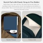 Ankkol Artist Sketch Pad 9x12 Inch, Spiral Bound