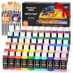 Shuttle Art Acrylic Paint Set - 50 Colors