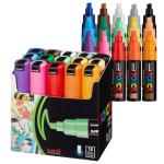 15 Posca Broad Chisel Tip Paint Markers Set