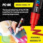 15 Posca Broad Chisel Tip Paint Markers Set