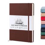 BEECHMORE BOOKS A4 Blank Sketchbook Hardcover Art Notebook