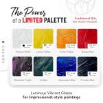 ZenART Oil Paint Set - 8 Large 50ml Tubes