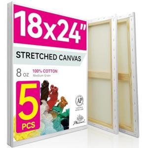 PHOENIX Large Stretched Canvas 18x24 Inch 5-Pack