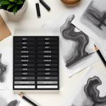 Dlicoda 24 Pcs Charcoal Sticks - Premium Drawing Kit