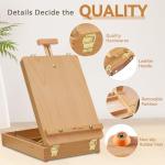 Wooden Tabletop Painting Easel for Artists
