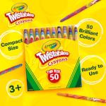 Crayola Twistable Crayons - 50 Ct, Kids Art Gifts