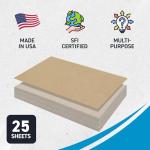 Medium Weight Chipboard Sheets - 11x17 inch
