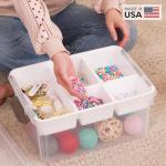 17 QT Plastic Storage Box - Craft Organizers