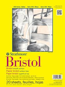 Strathmore Bristol Paper Pad - Smooth, 11x14 - 20 Sheets