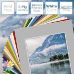 Pack of 20 Mixed Color Picture Mats