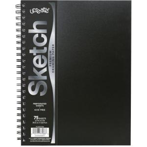 Heavyweight Sketch Book, 9" x 12