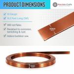 10mm Soft Brown Aluminum Wire for Jewelry Making