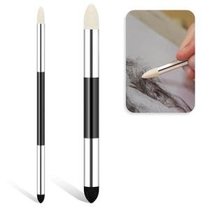 Dual Tip Blending Sponge Pen for Artist Sketching