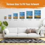 40 Pack of 8x10 Canvas Painting Boards