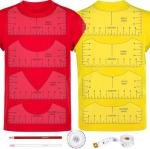 12pc Tshirt Ruler Guide: Vinyl Alignment & Centering