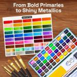 48 Color Portable Watercolor Set for Artists