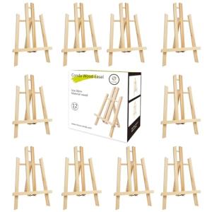CONDA 12 Pack 11.8" Portable Tabletop Easel Set