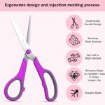 Almarto 8" All Purpose Scissors - Pack of 6