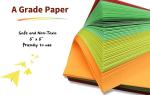 BUBU Origami Paper Kit: 1000 Sheets, 6 Inch, 20 Colors