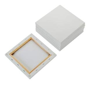 SL crafts Artist Stretched Canvas 8"x8" 6-Pack