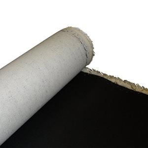 Black Primed Cotton Canvas Roll: 6 yds x 63