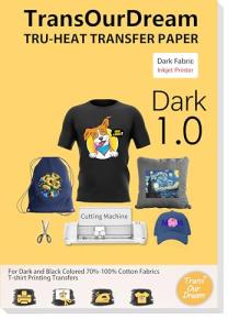 Tru-Iron Heat Transfer Paper for Dark Fabric [20 Sheets]
