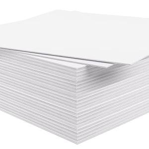 Mat Board Center: 50 Pieces of 5x7 White Uncut Mat Boards