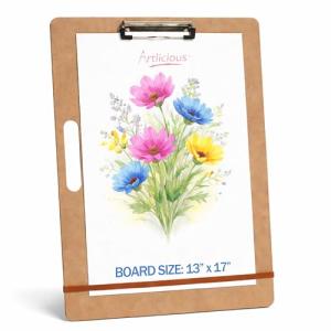 Portable Wooden Sketch Board - 13x17 Art Supplies
