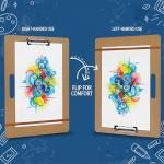 Portable Wooden Sketch Board - 13x17 Art Supplies