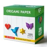 BUBU Origami Paper Kit: 1000 Sheets, 6 Inch, 20 Colors