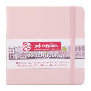 Pink Art Sketchbook with 80 Sheets