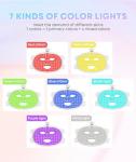 7-Color LED Red Light Therapy Face Mask