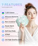 7-Color LED Red Light Therapy Face Mask