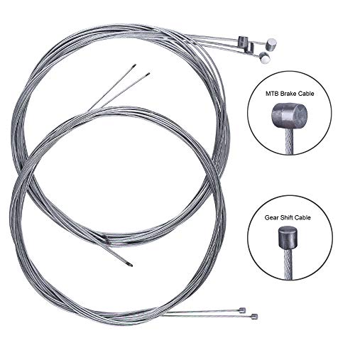 YAKAMOZ 2-in-1 Bike Shift & Brake Cable Kit