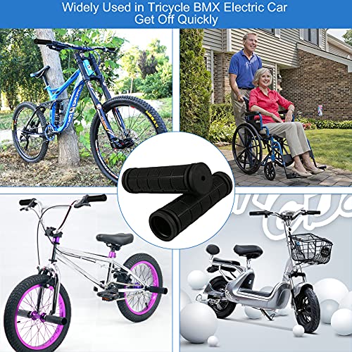 Kids Non-Slip-Rubber Bicycle Handle Grips, 4pcs