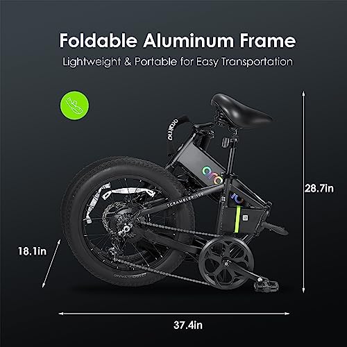 Oraimo 750W-1000W Electric Bike: 45 Miles, Fast Charge