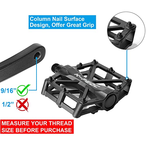 GPMTER Bike Pedals 9/16 For MTB, Mountain Road