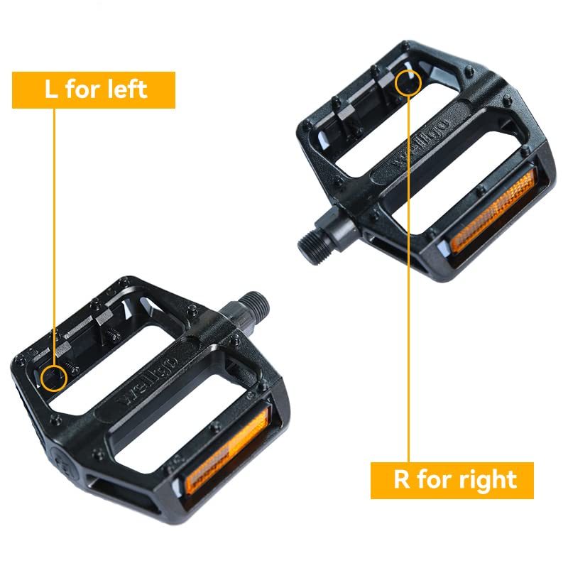 VELOFORT Aluminum MTB Bike Pedals 9/16