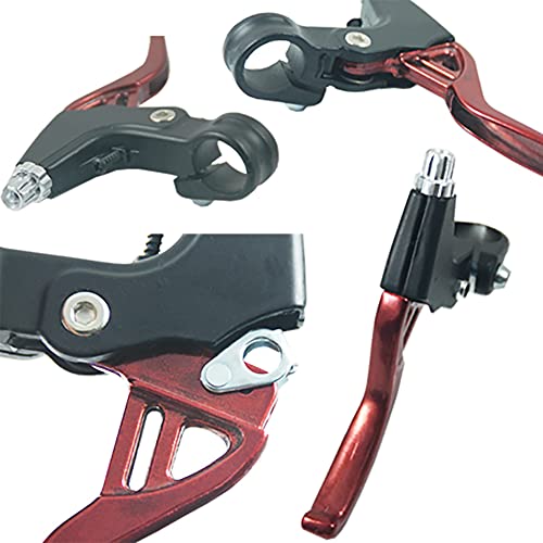 Lomodo 4 Piece Bicycle Brake Set - Aluminum Levers, Brake Wire