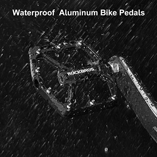 ROCKBROS Aluminum Flat Pedals for Road & Mountain