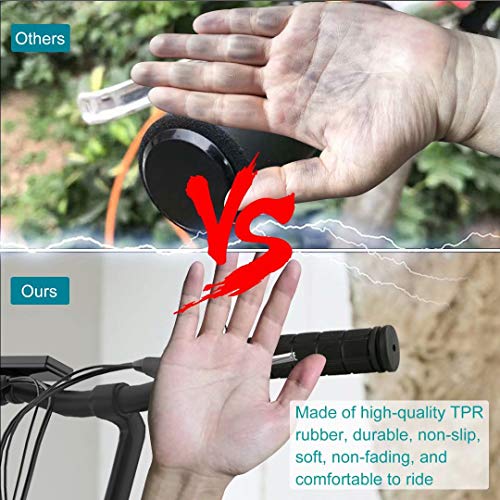 Kids Non-Slip-Rubber Bicycle Handle Grips, 4pcs