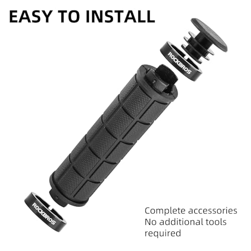 ROCKBROS 4Pcs(2 Pairs) Double Lock On Bike Grips