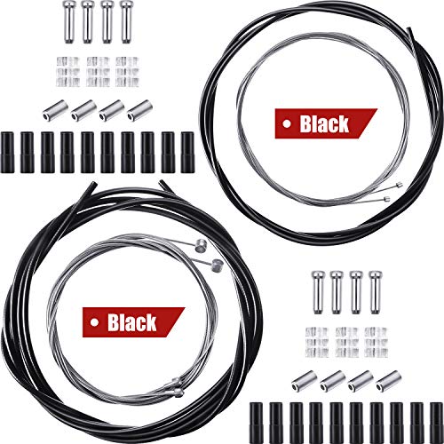Bicycle Shift Derailleur & Brake Cable Kit - Black
